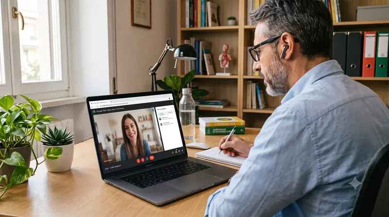 Videochiamata conoscitiva fra professionista e paziente